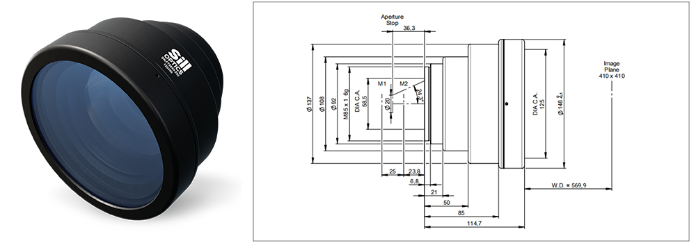 新型扫描透镜 用于金属增材制造的全新f-theta扫描镜头